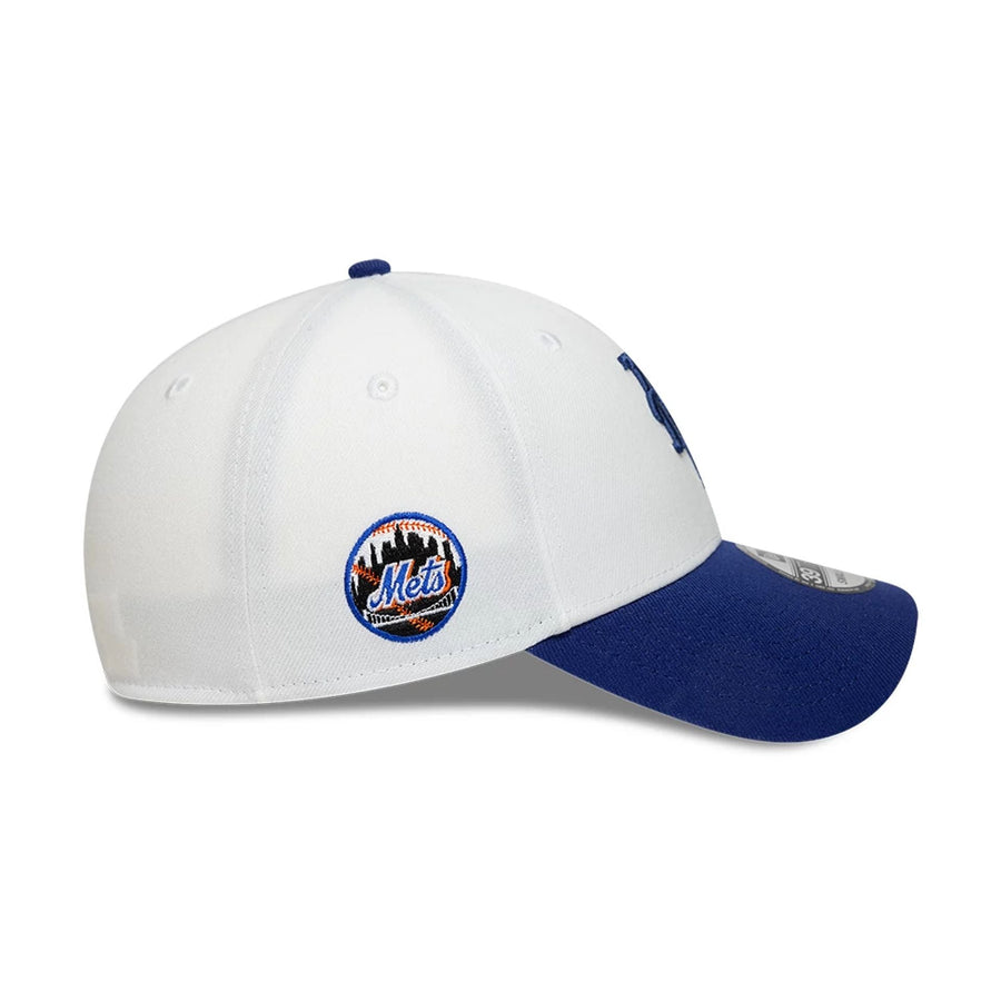 This is a New York Mets MLB White 39THIRTY Stretch Fit Cap 5