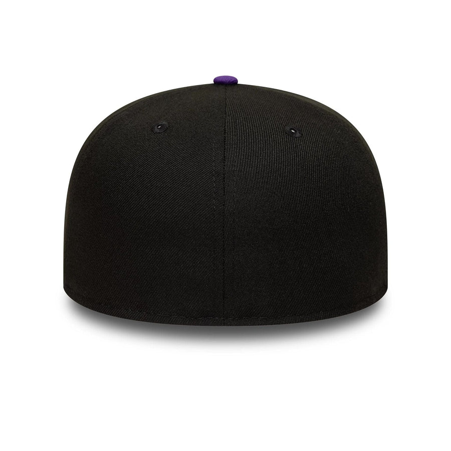 Pictured in this New Era Bats Black 59FIFTY A-Frame Fitted Cap 7