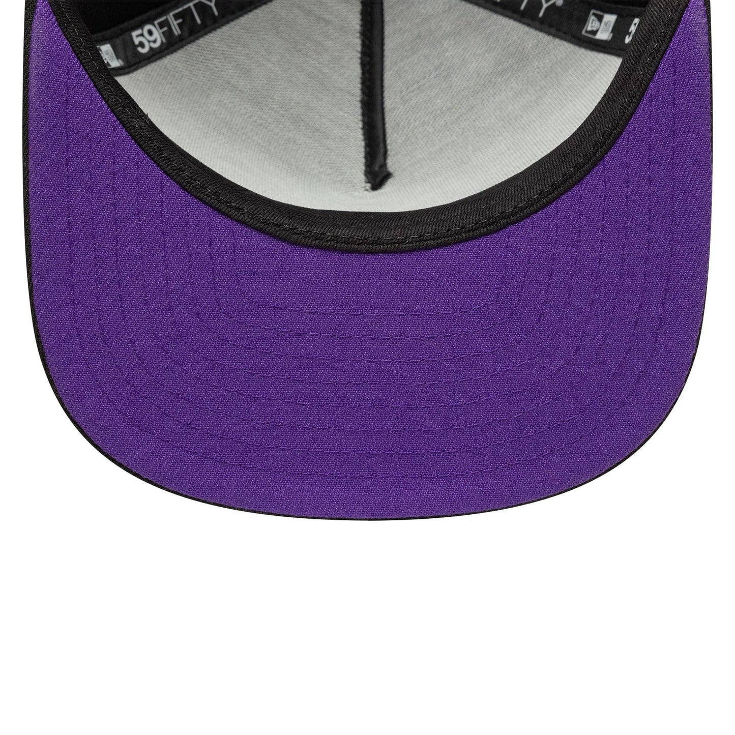 Pictured in this New Era Bats Black 59FIFTY A-Frame Fitted Cap 2