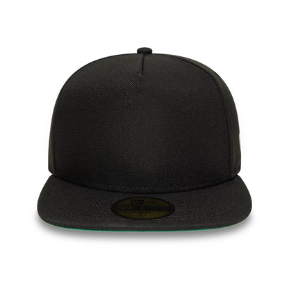 This is a  New Era Black 59FIFTY Fitted A-Frame Cap 3