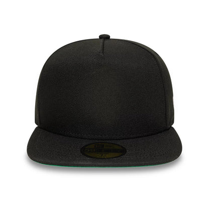 This is a  New Era Black 59FIFTY Fitted A-Frame Cap 3
