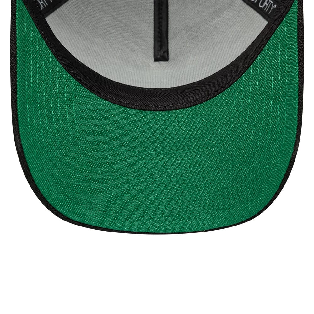 This is a  New Era Black 9FORTY A-Frame Adjustable Cap 2