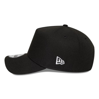 This is a  New Era Black 9FORTY A-Frame Adjustable Cap 5