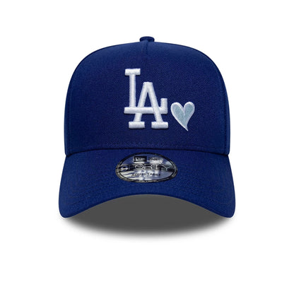 This is a LA Dodgers MLB Heart Dark Blue 9FORTY A-Frame Adjustable Cap 3