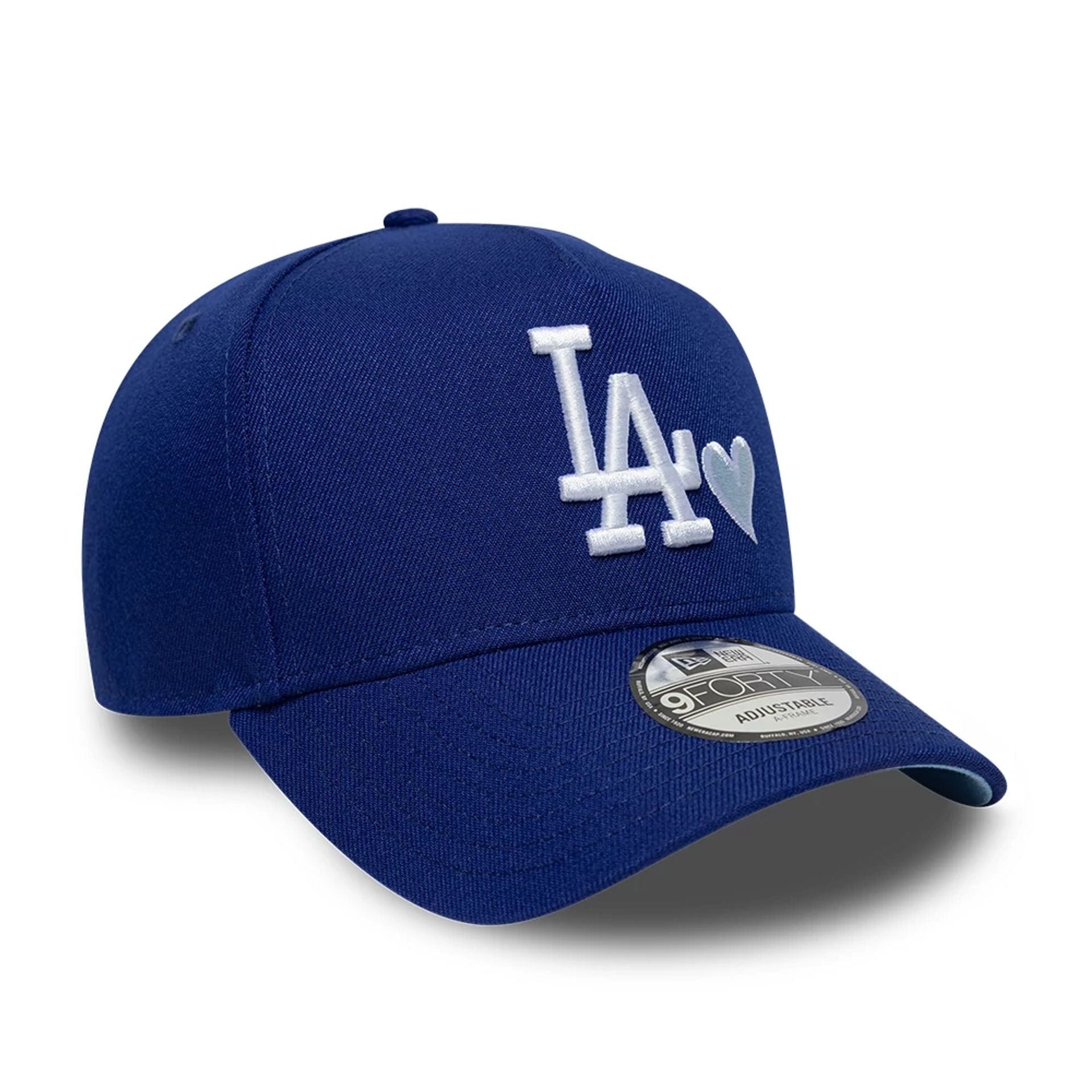 This is a LA Dodgers MLB Heart Dark Blue 9FORTY A-Frame Adjustable Cap 4
