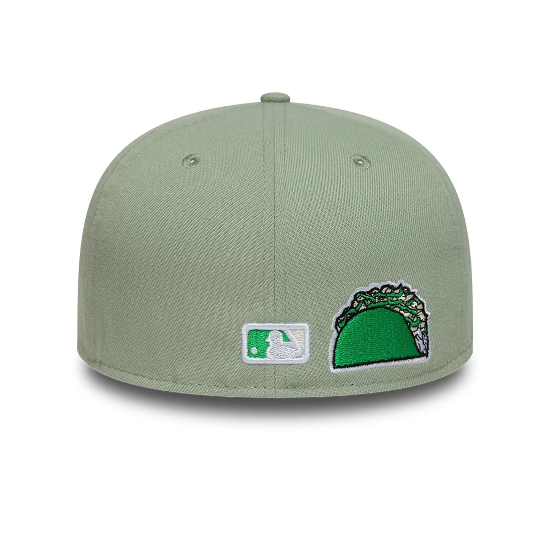 This is a LA Dodgers MLB Palm Taco Green 59FIFTY Fitted Cap 5