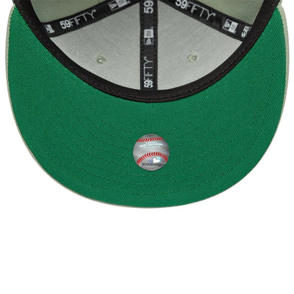 This is a LA Dodgers MLB Palm Taco Green 59FIFTY Fitted Cap 2
