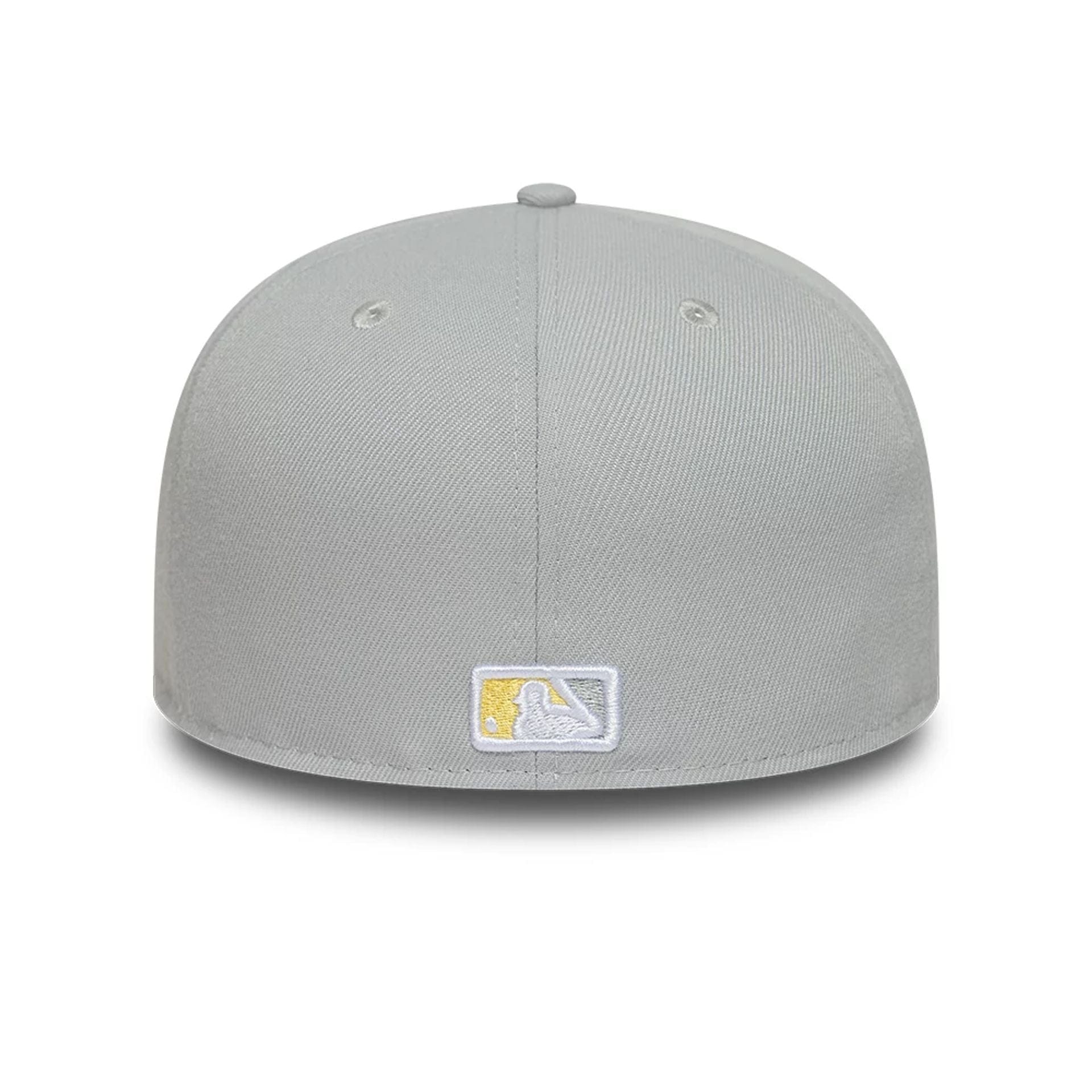 This is a New York Yankees MLB Grey & Yellow 59FIFTY Fitted Cap 7