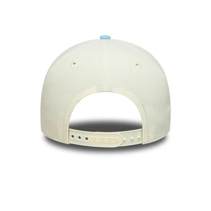 This is a New York Yankees MLB Cream & Blue 9FORTY A-Frame Adjustable Cap 6