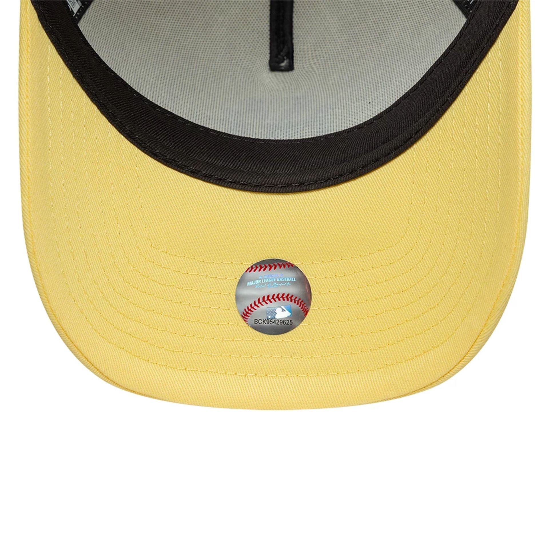 This is a New York Yankees MLB Cream & Yellow 9FORTY A-Frame Adjustable Cap 7