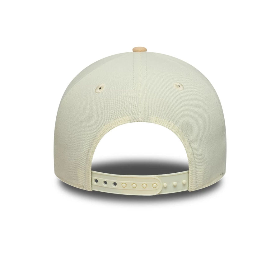 This is a LA Dodgers MLB Cream & Orange 9FORTY A-Frame Adjustable Cap 6