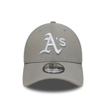 This is a Oakland Athletics MLB Grey 39THIRTY Stretch Fit Cap 2