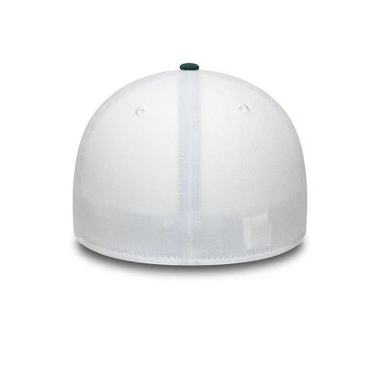 This is a New York Yankees MLB White 39THIRTY Stretch Fit Cap 6