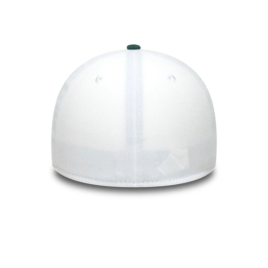 This is a LA Dodgers MLB White 39THIRTY Stretch Fit Cap 7