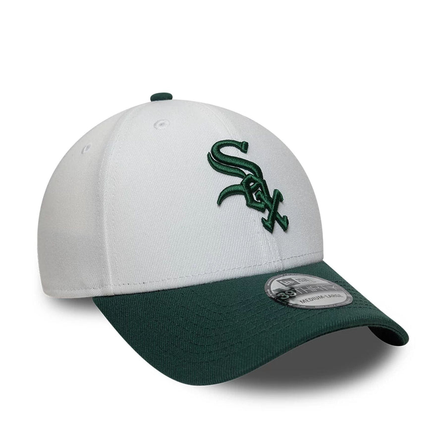 This is a Chicago White Sox MLB White 39THIRTY Stretch Fit Cap 3