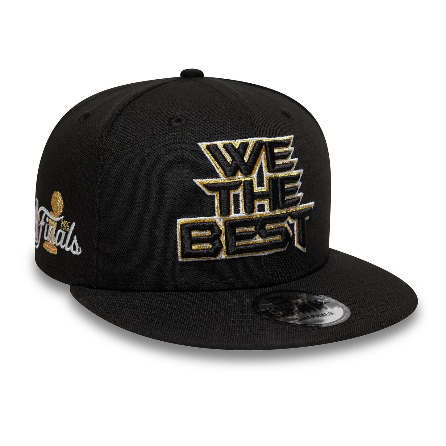 This is an NBA Finals x DJ Khaled "We The Best" Black 9FIFTY Snapback Adjustable Cap 1