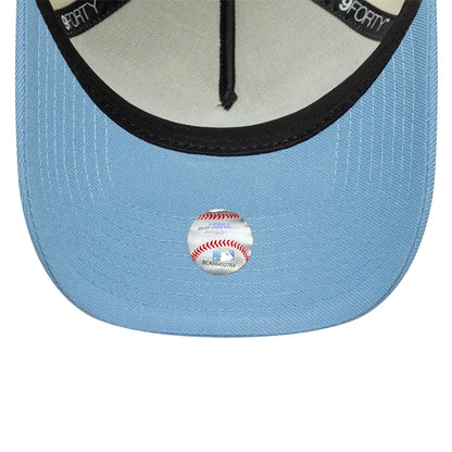 This is a LA Dodgers MLB Pastel Blue 9FORTY A-Frame Adjustable Cap 7