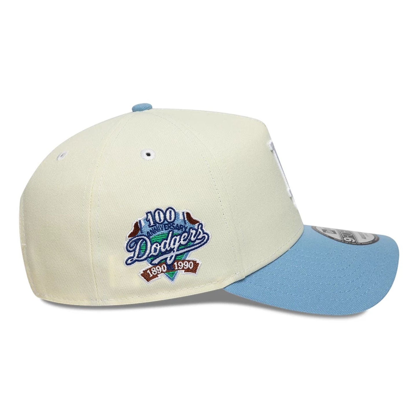 This is a LA Dodgers MLB Pastel Blue 9FORTY A-Frame Adjustable Cap 4
