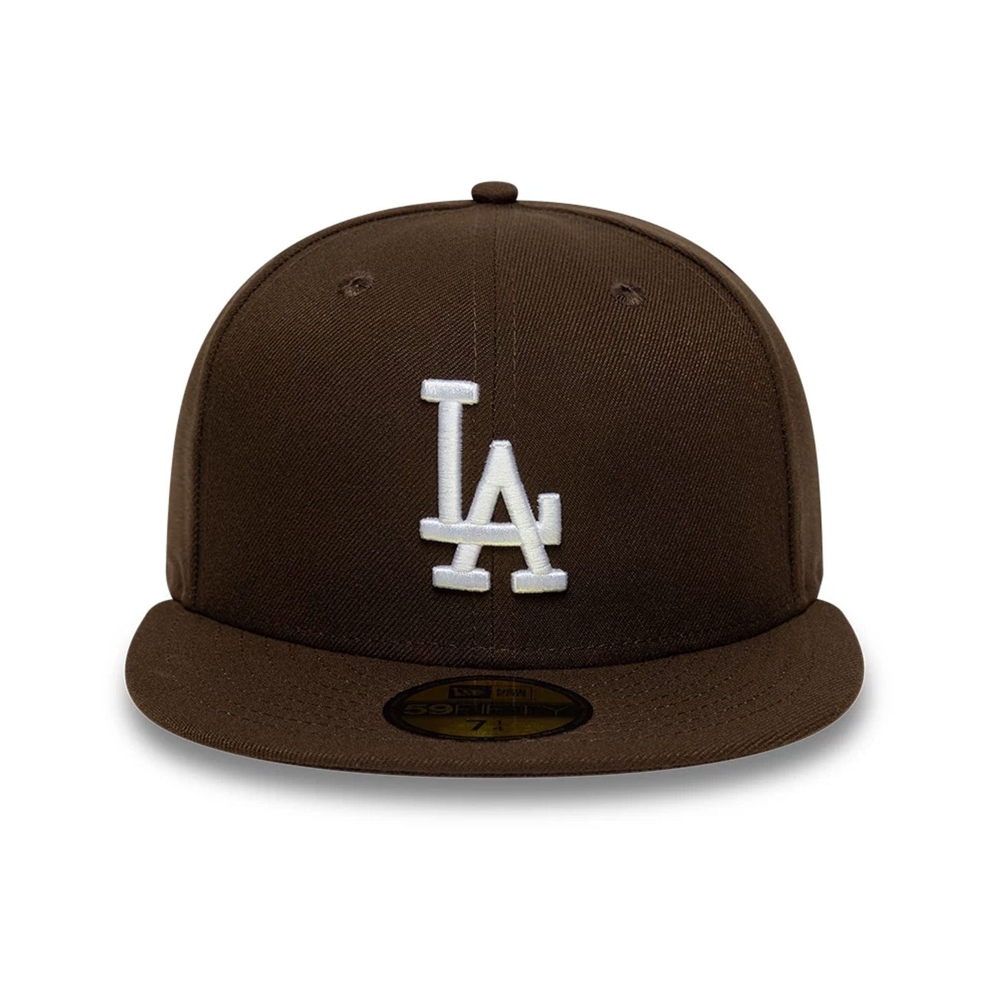 This is a LA Dodgers MLB Dark Brown 59FIFTY Fitted Cap 2
