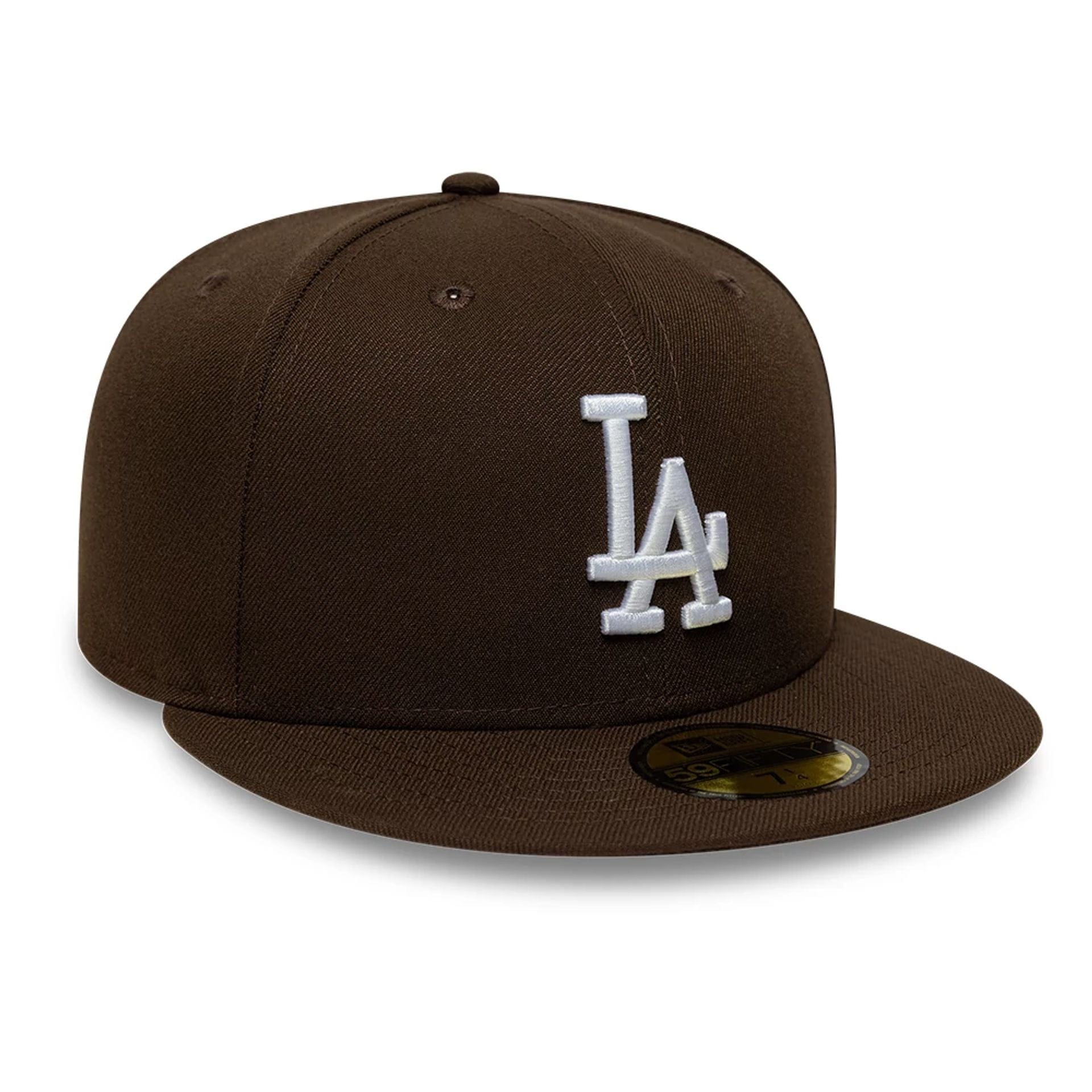 This is a LA Dodgers MLB Dark Brown 59FIFTY Fitted Cap 3