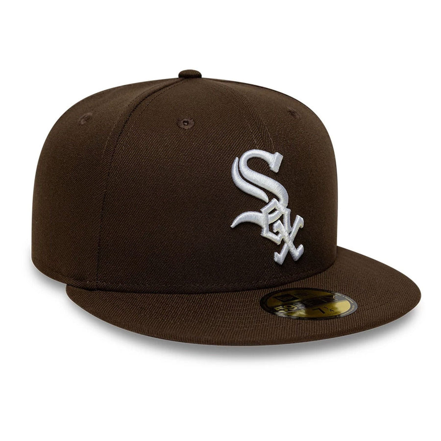 This is a Chicago White Sox MLB Dark Brown 59FIFTY Fitted Cap 4