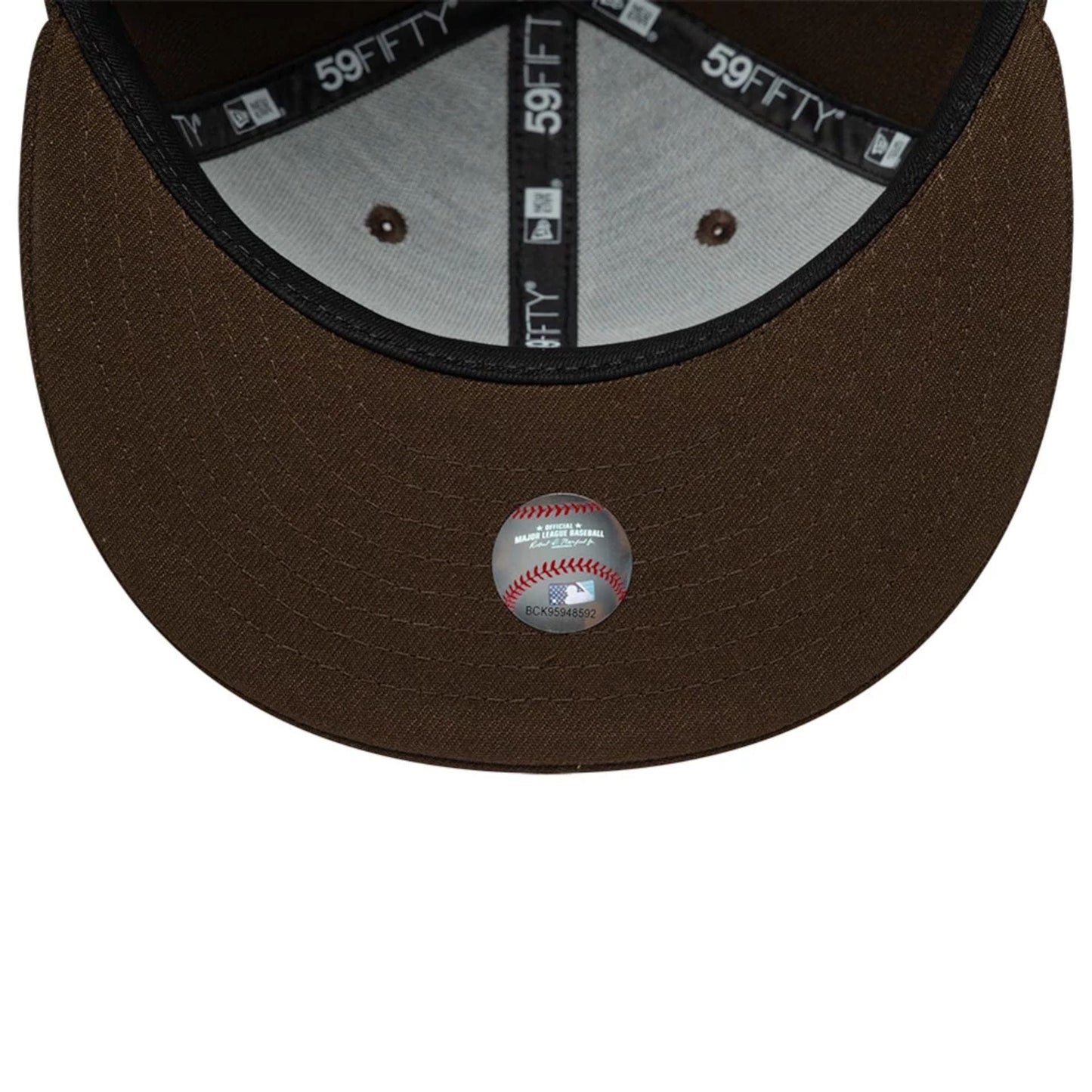 This is a Chicago White Sox MLB Dark Brown 59FIFTY Fitted Cap 2