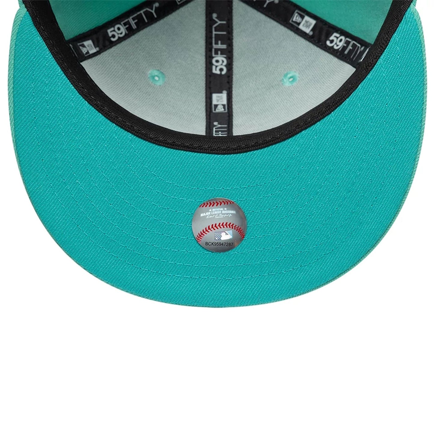 This is a Chicago White Sox MLB Turquoise 59FIFTY Fitted Cap 2