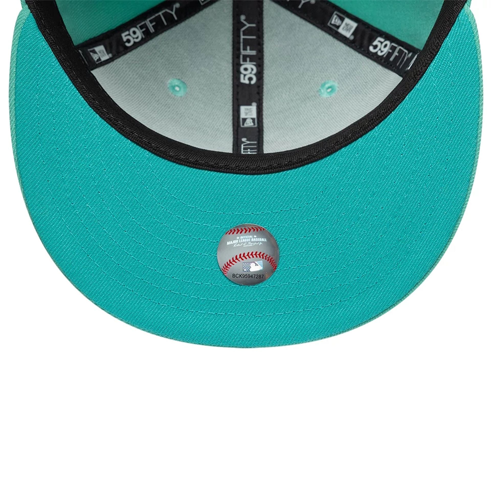 This is a Chicago White Sox MLB Turquoise 59FIFTY Fitted Cap 2
