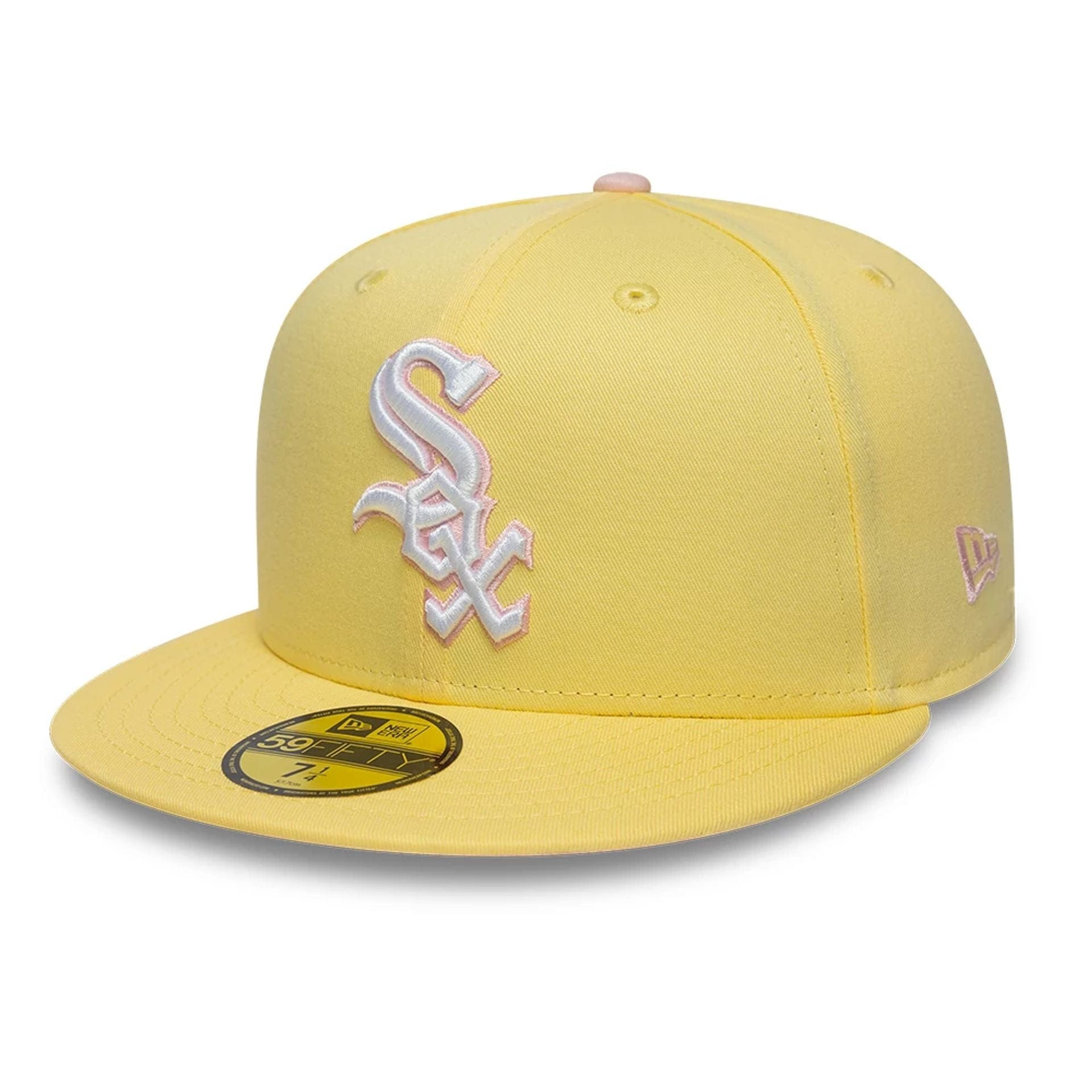 This is a Chicago White Sox MLB Yellow 59FIFTY Fitted Cap 1
