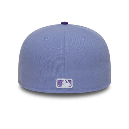 This is a Chicago White Sox MLB Pastel Purple 59FIFTY Fitted Cap 7