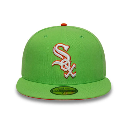 This is a Chicago White Sox MLB Bright Green 59FIFTY Fitted Cap 3
