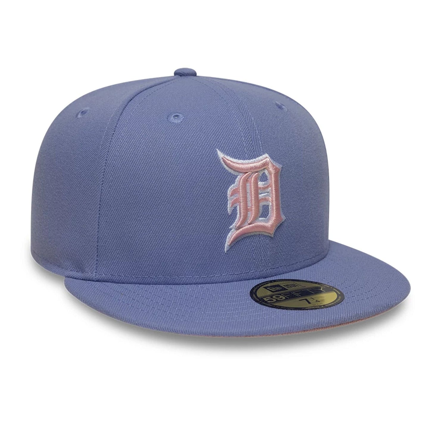 This is a Detroit Tigers MLB Pastel Purple 59FIFTY Fitted Cap 4