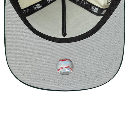 This is a New York Yankees MLB Cream 59FIFTY A-Frame Fitted Cap 2