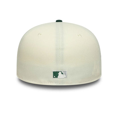 This is a LA Dodgers MLB Cream 59FIFTY A-Frame Fitted Cap 7