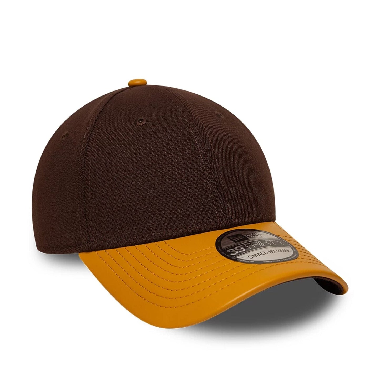 This is a  New Era Dark Brown 39THIRTY Stretch Fit Cap 3