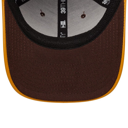 This is a  New Era Dark Brown 39THIRTY Stretch Fit Cap 7