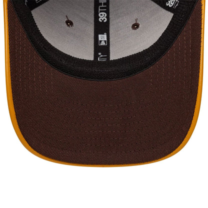 This is a  New Era Dark Brown 39THIRTY Stretch Fit Cap 7