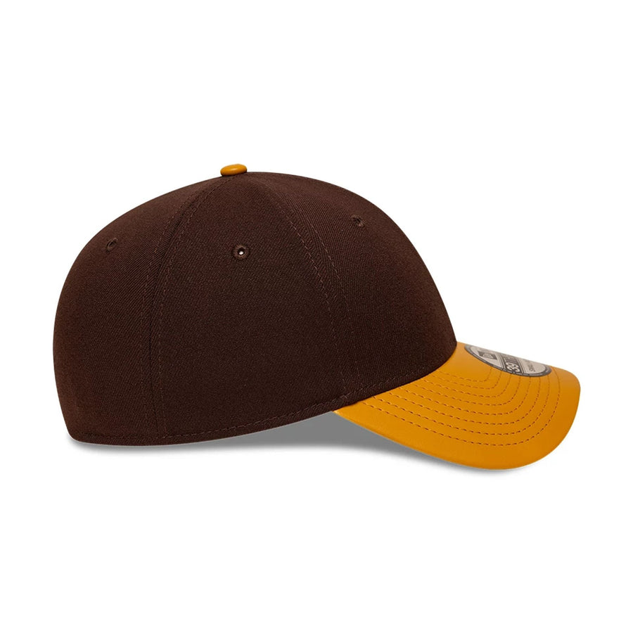 This is a  New Era Dark Brown 39THIRTY Stretch Fit Cap 5