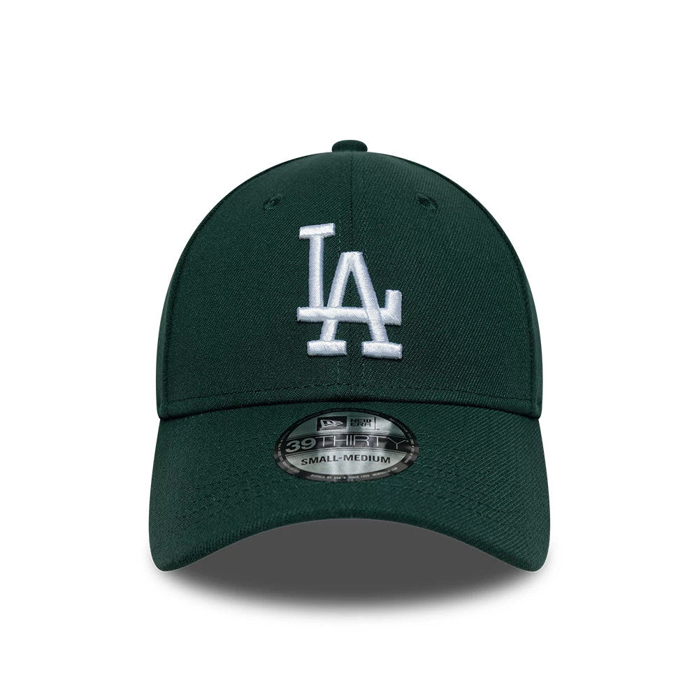 This is a LA Dodgers MLB Dark Green 39THIRTY Stretch Fit Cap 2