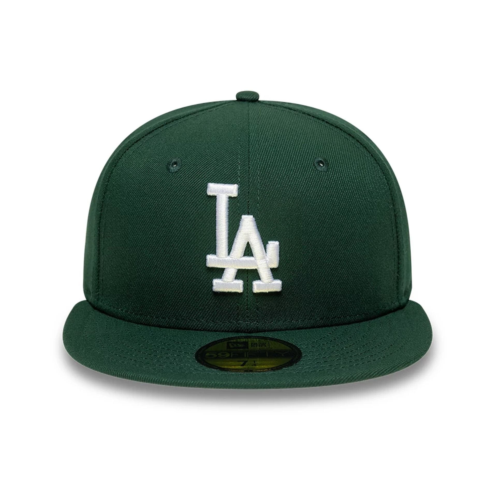 Pictured is this MLB LA Dodgers 59FIFTY Fitted cap in dark green. 3