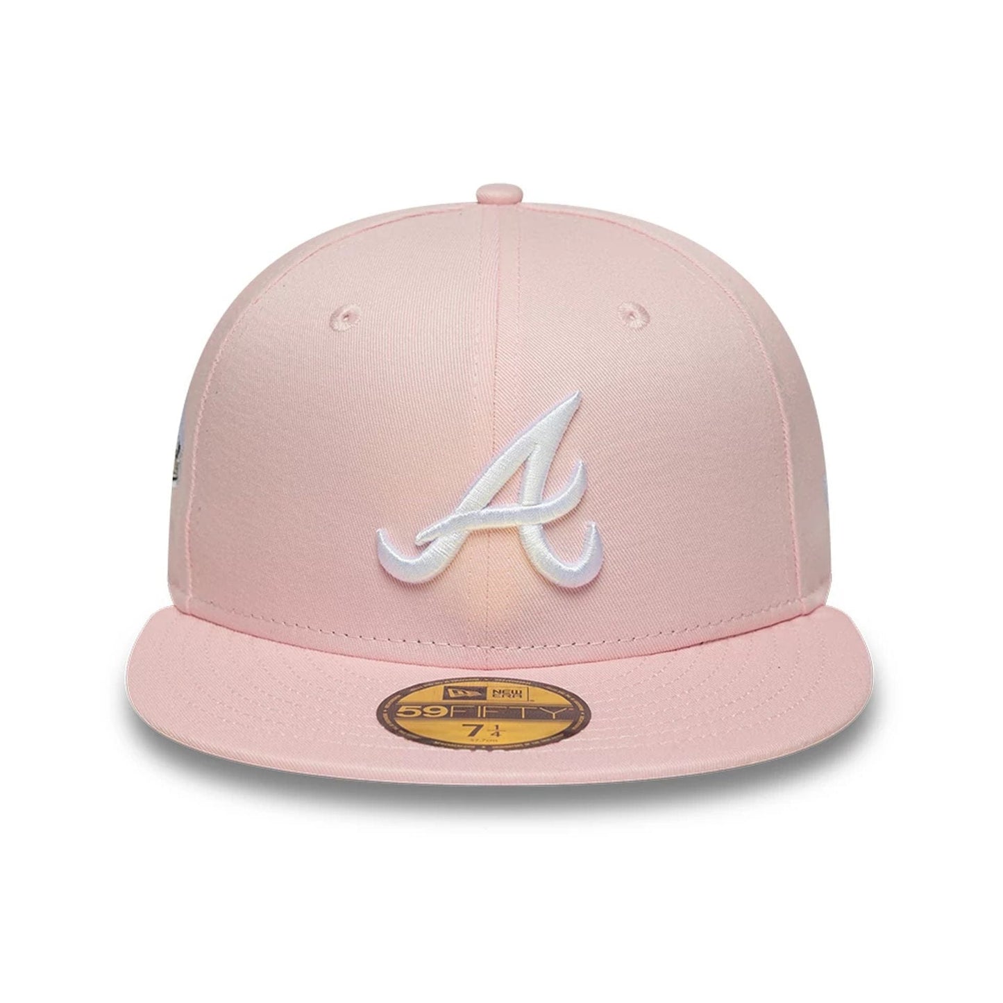 This is a Atlanta Braves MLB Pink 59FIFTY Fitted Cap 3