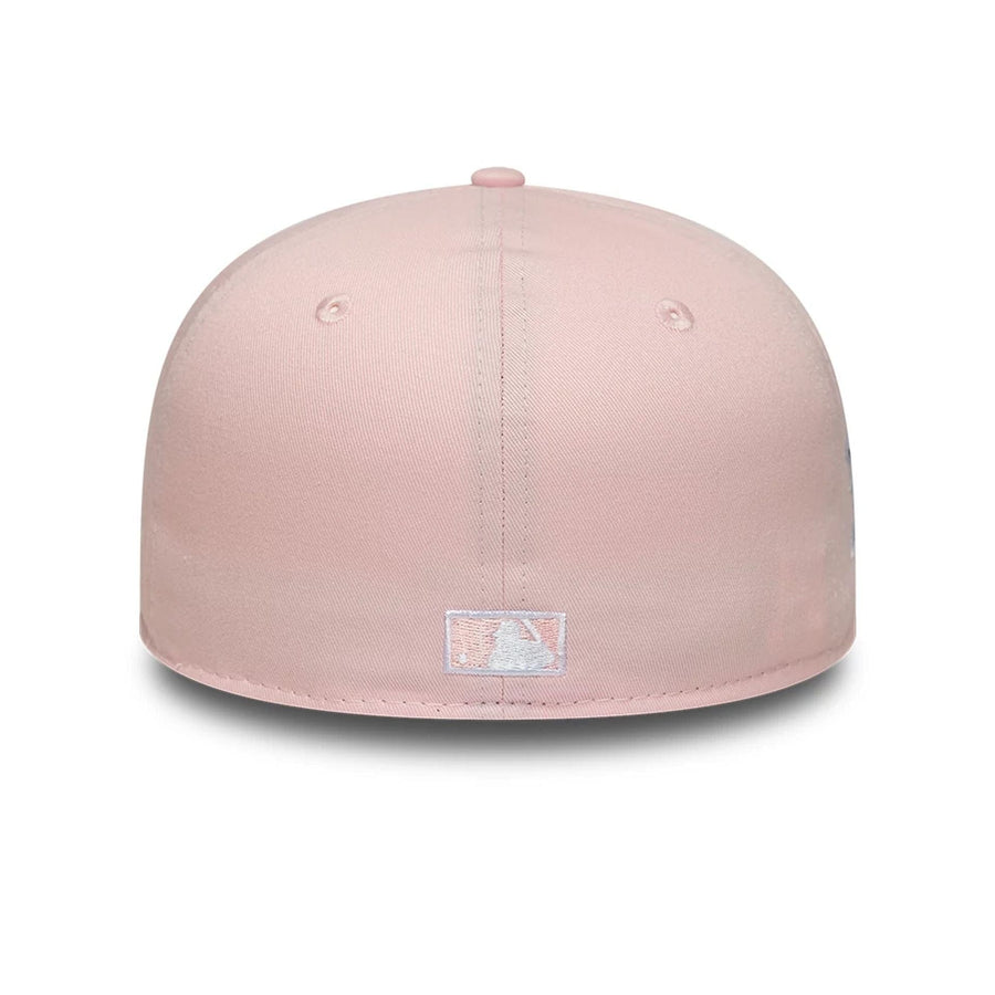 This is a Atlanta Braves MLB Pink 59FIFTY Fitted Cap 7