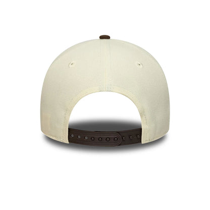 This is a  New Era Cream 9FORTY A-Frame Adjustable Cap 5