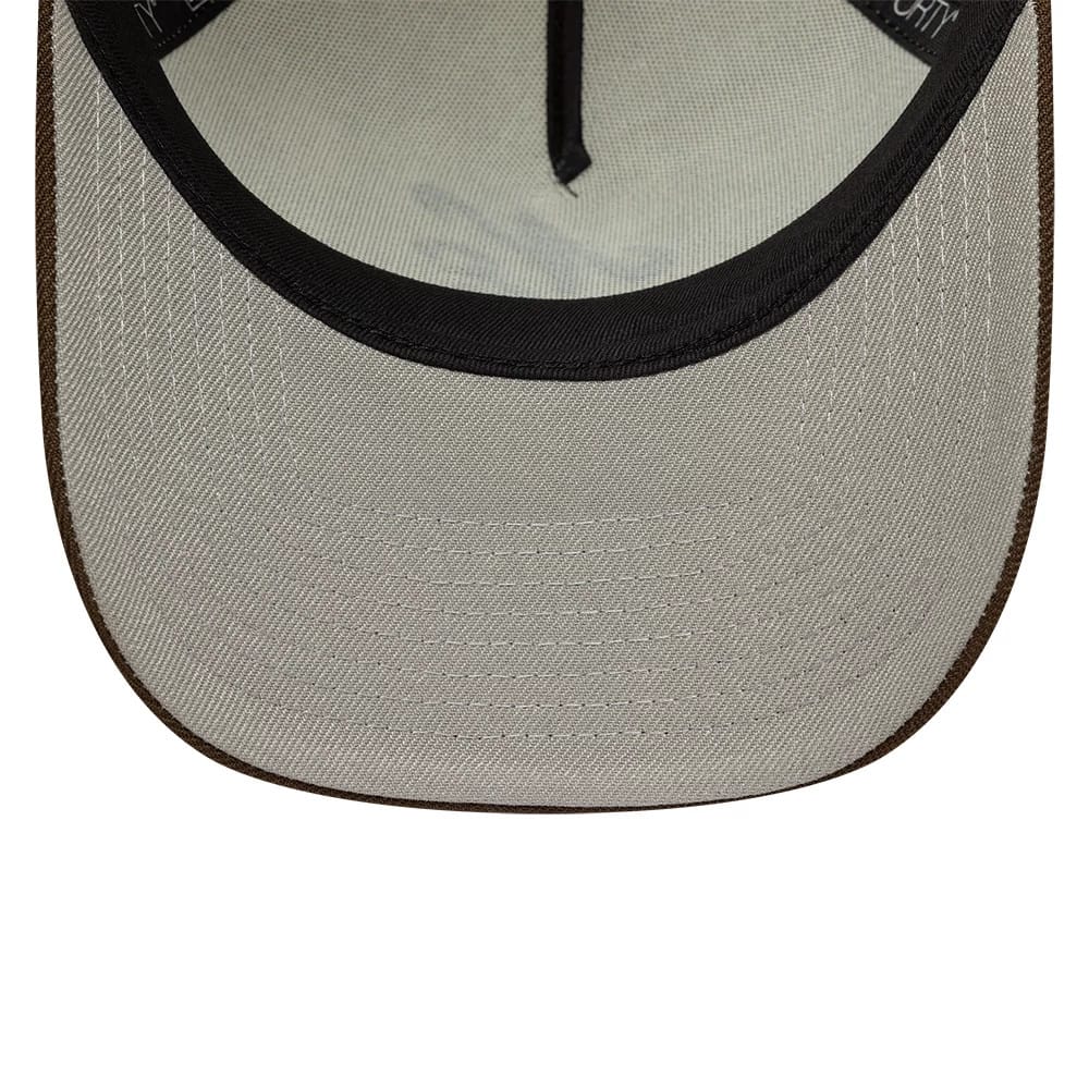 This is a  New Era Cream 9FORTY A-Frame Adjustable Cap 2