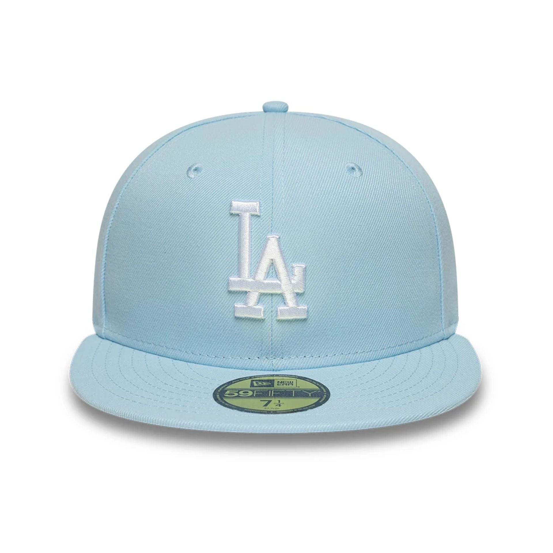 This is a LA Dodgers MLB Pastel Blue 59FIFTY Fitted Cap 2