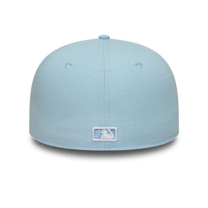 This is a LA Dodgers MLB Pastel Blue 59FIFTY Fitted Cap 6