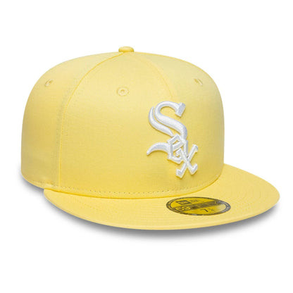 This is a Chicago White Sox MLB Yellow 59FIFTY Fitted Cap 3
