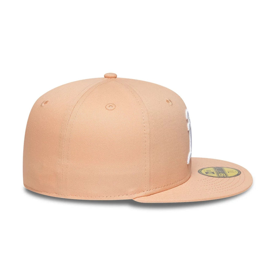 This is a Oakland Athletics MLB Pastel Pink 59FIFTY Fitted Cap 6
