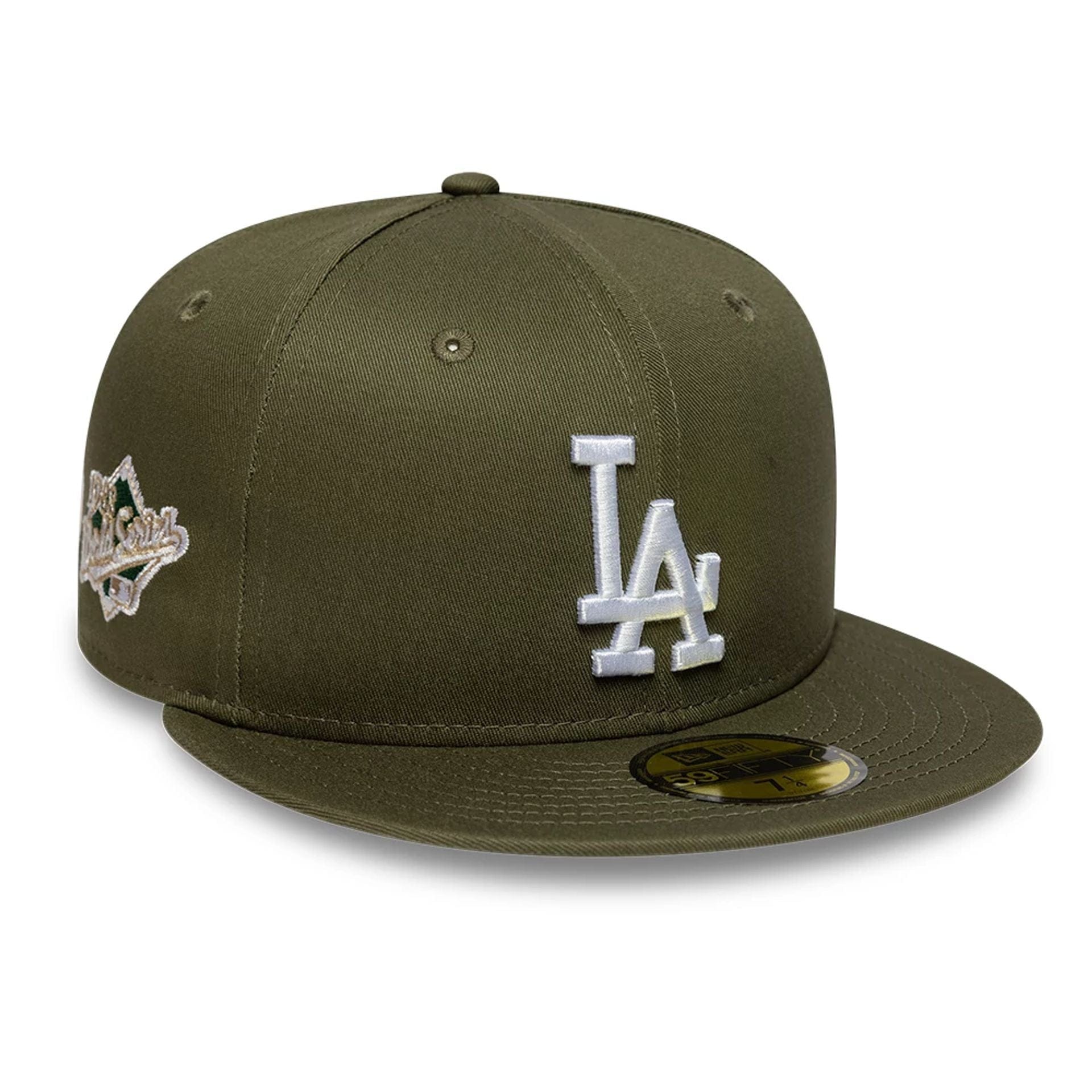 This is a LA Dodgers MLB Green 59FIFTY Fitted Cap 1