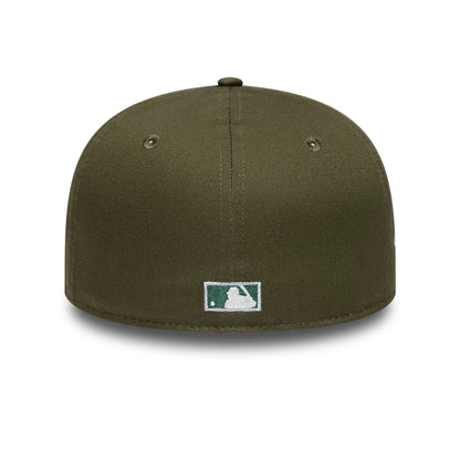 This is a LA Dodgers MLB Green 59FIFTY Fitted Cap 6